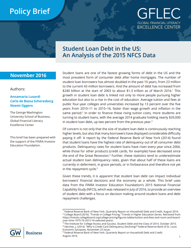 student loan debt in the us